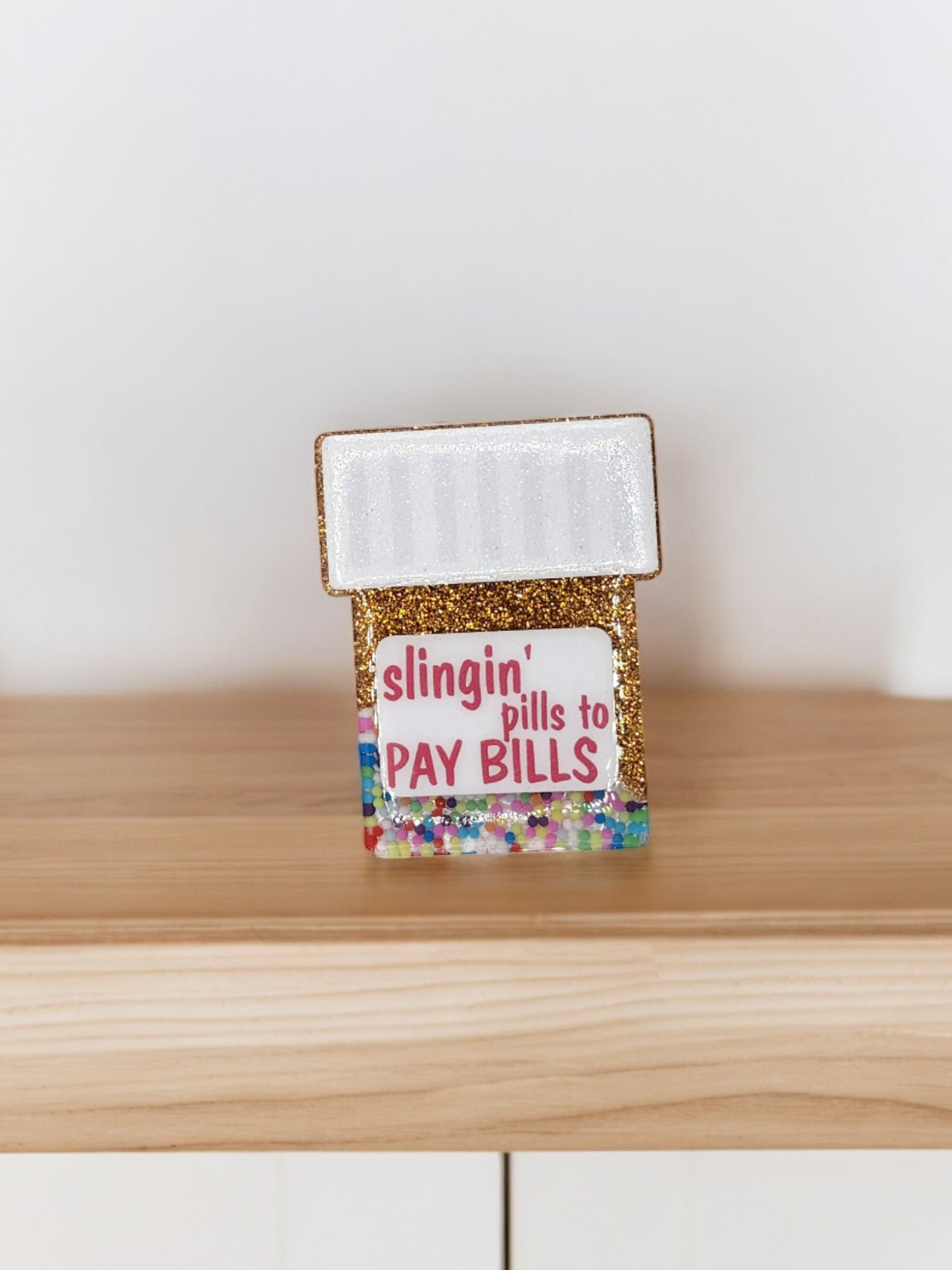 Slingin Pills Badge Face