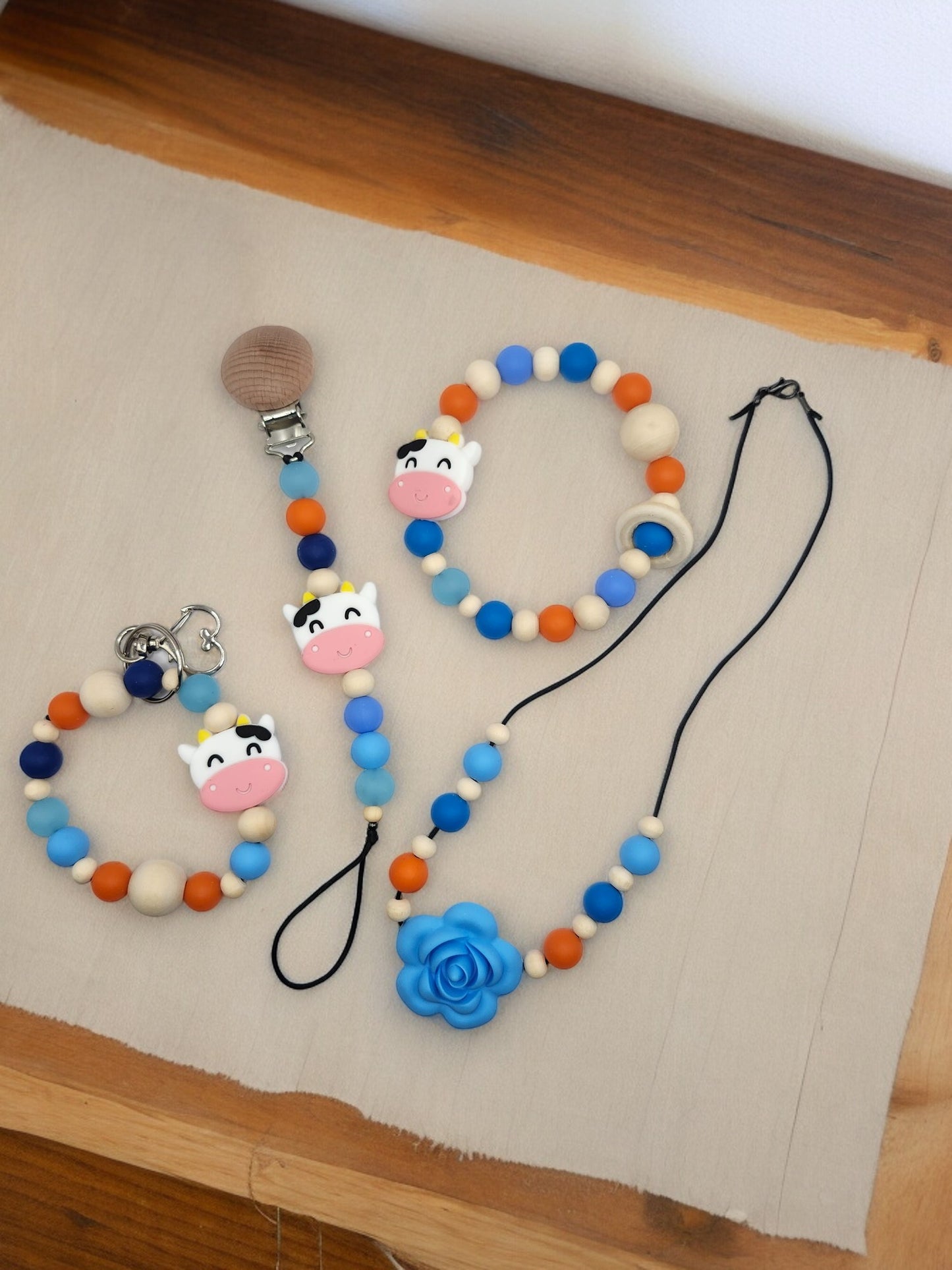 Orange Cow Set