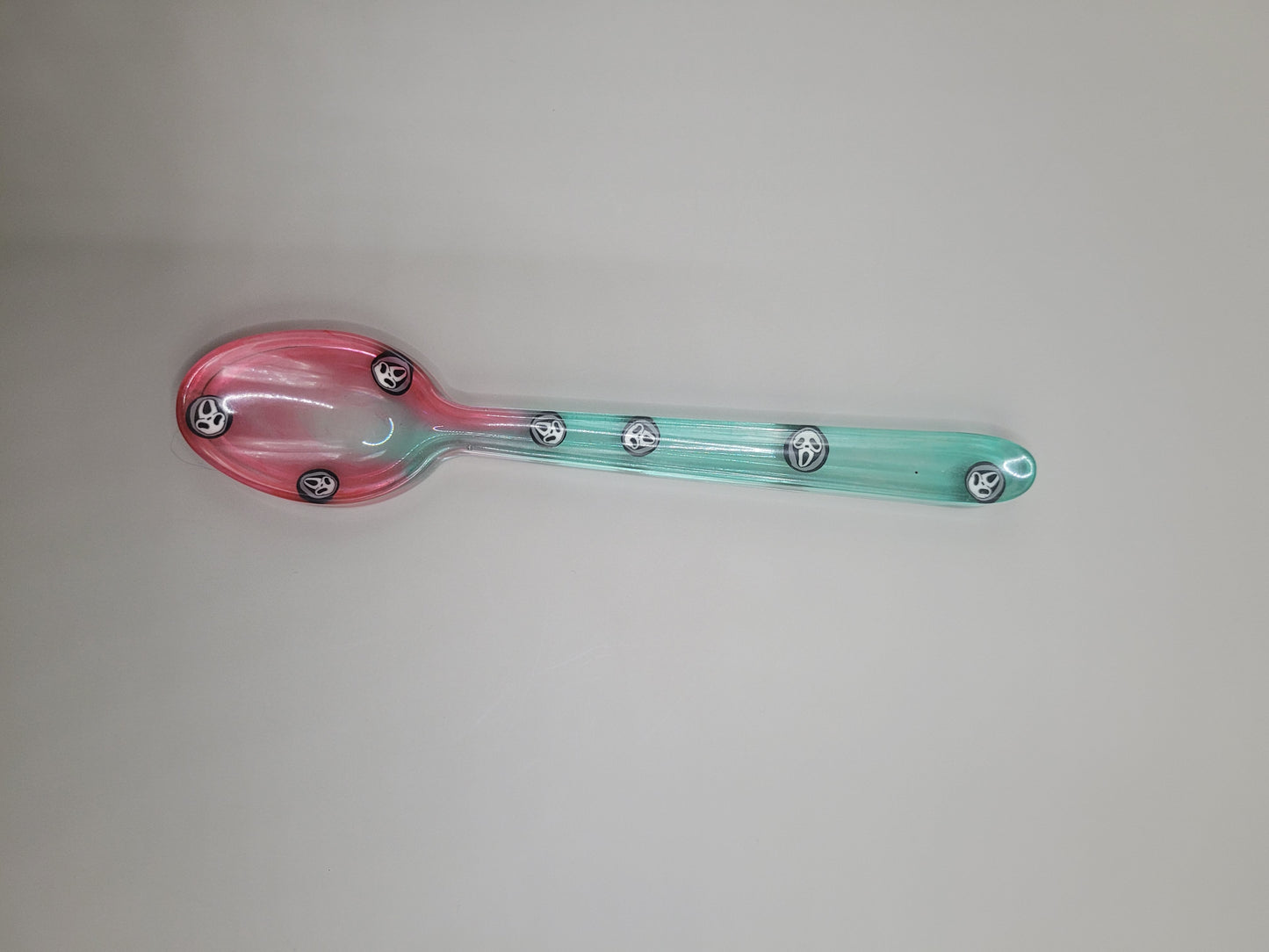 Susher Spoon- Teal and Red