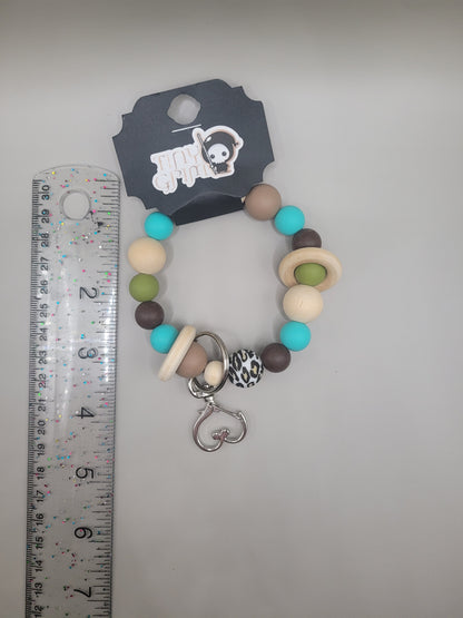 Large Snow Leopard KeyChain Teether