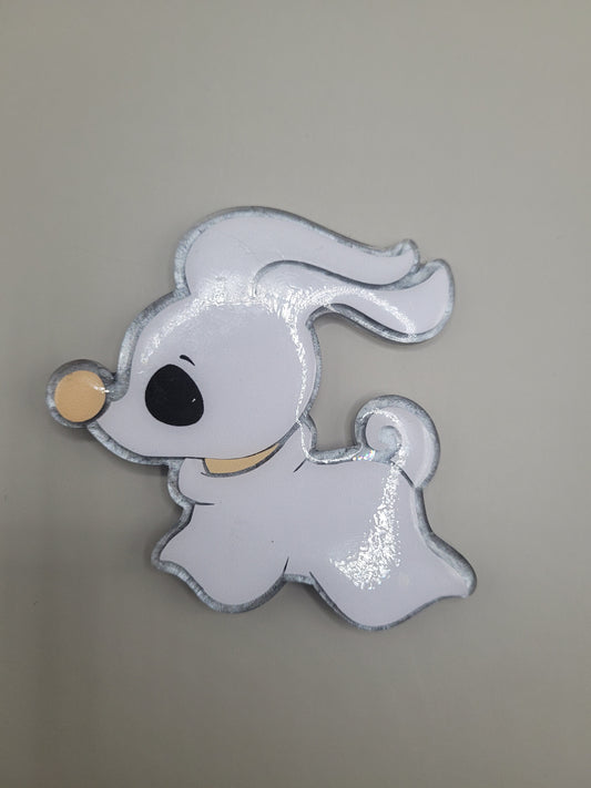 Ghost Dog Badge Face