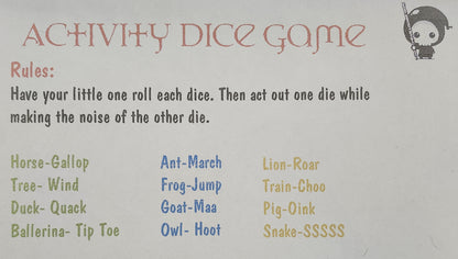 Activity Dice Game