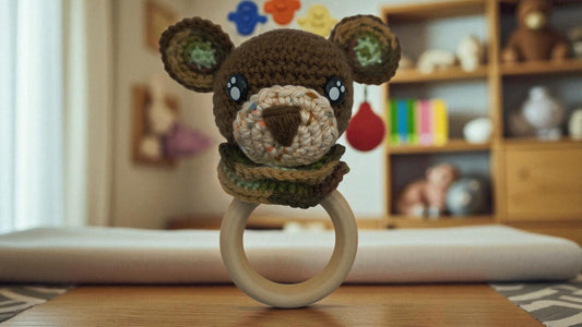 Teddy Bear Rattle-Camo