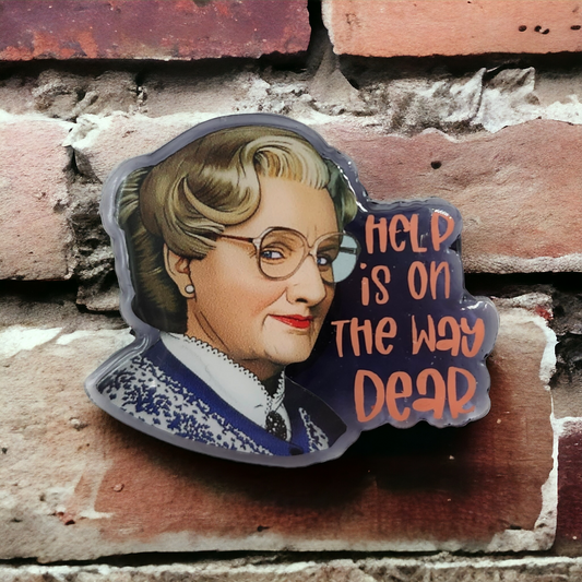 Doubtfire Badge Face