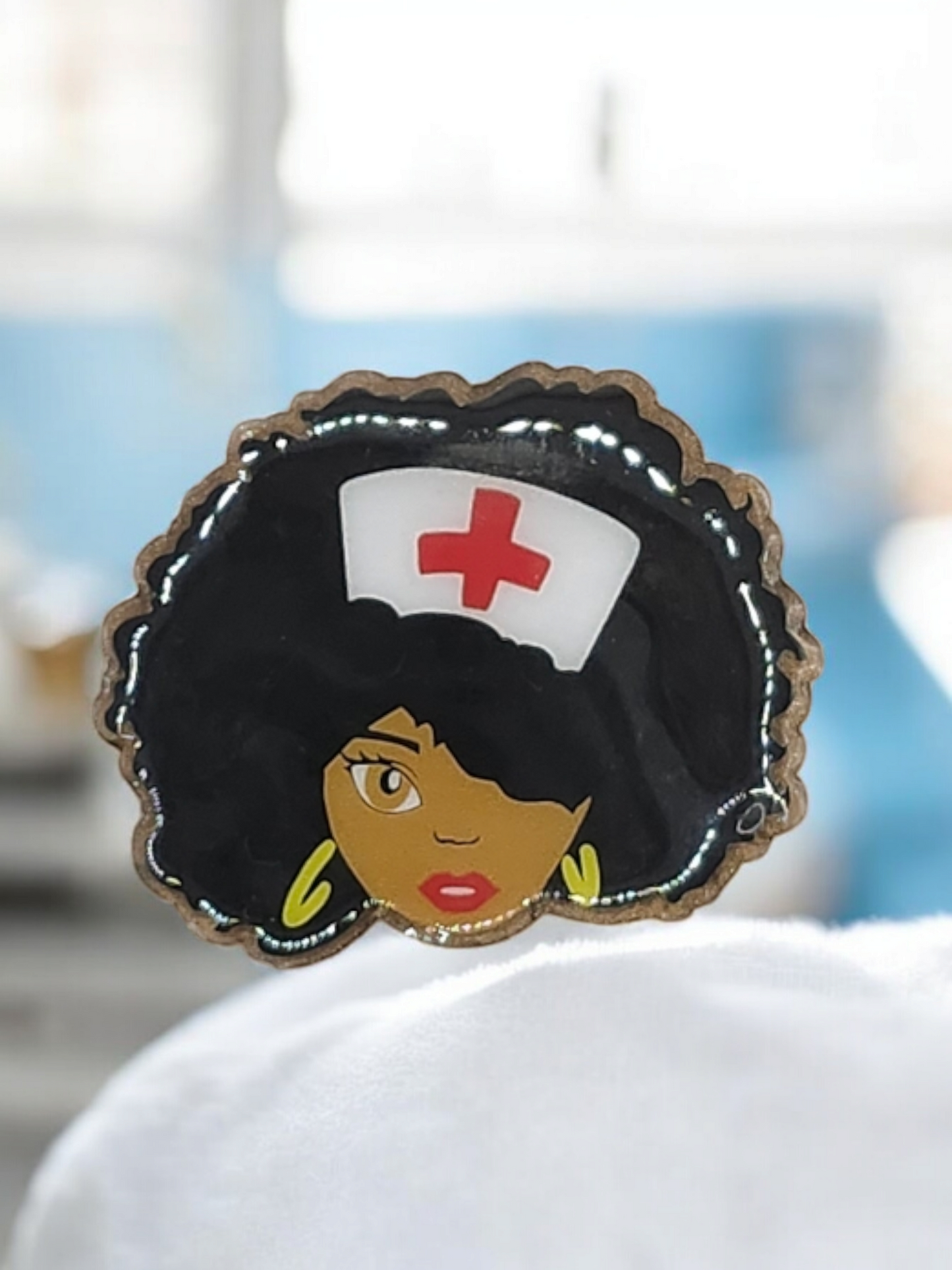 Nurse Queen Badge Face