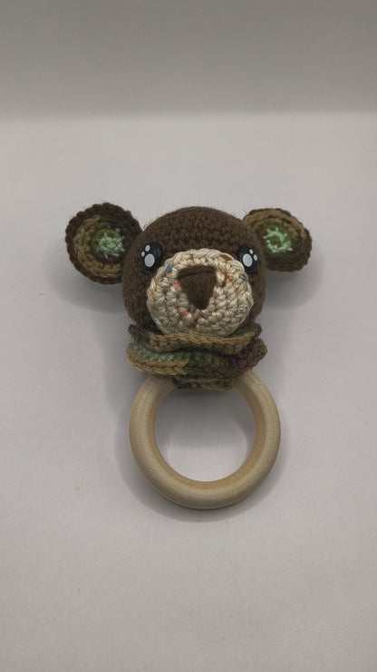 Teddy Bear Rattle-Camo