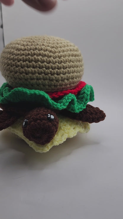 Turtle-Burger Rattle Set